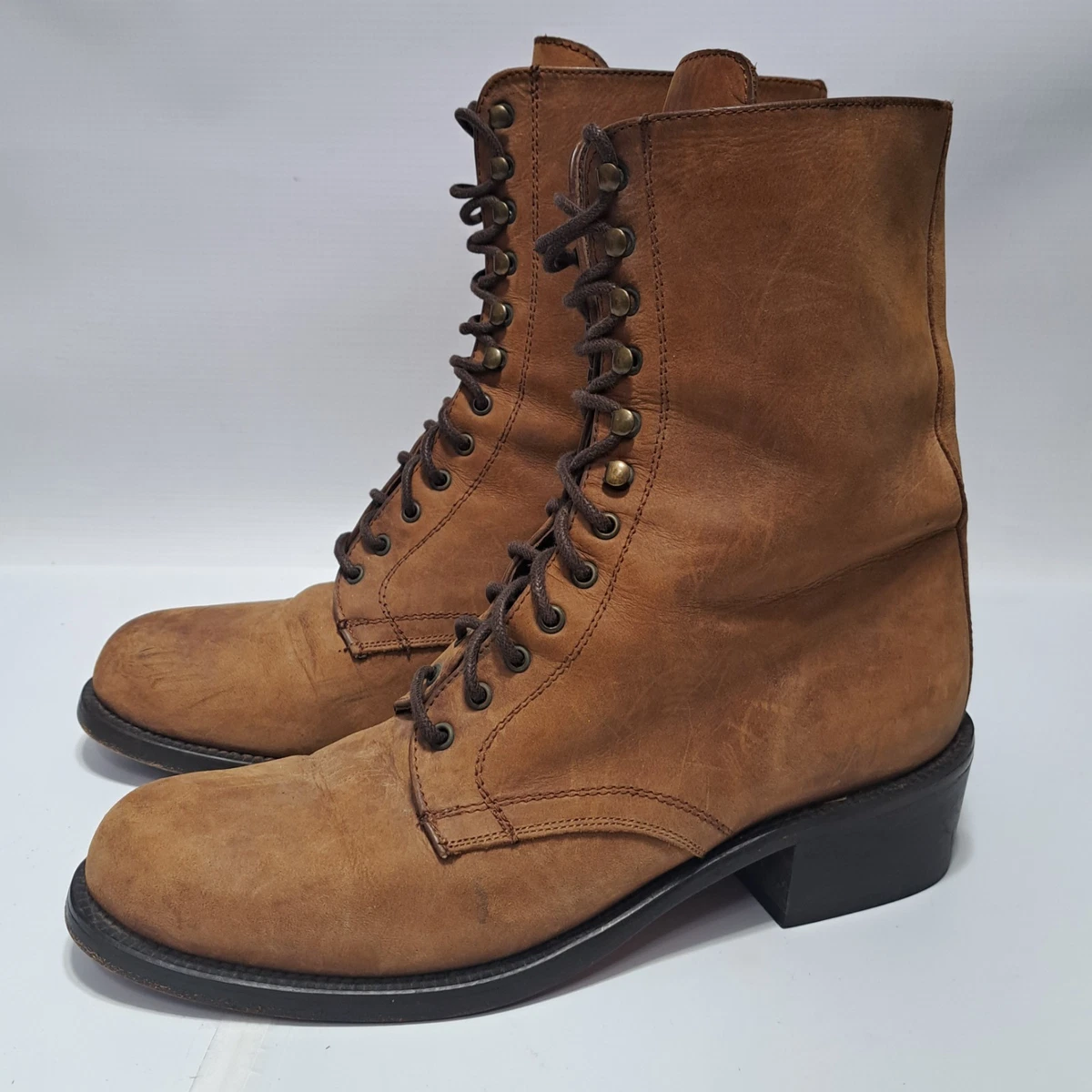 GUESS Leather Boots Original Vintage Shoes for Women for  display picture 3
