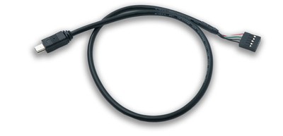 SYSTEM-S USB 2.0 Kabel 50 cm Mini B Stecker zu 9 Pin Dupont Buchse 9Pin Buchse