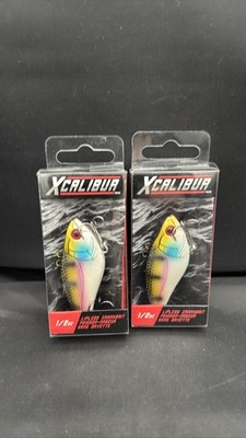 Pair of Discontinued Xcalibur 1/2oz Lipless Crankbaits Bass Fishing Lure NIP NOS