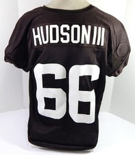 2021 Cleveland Browns James Hudson #66 Game Issued Black Practice Jersey 56 9