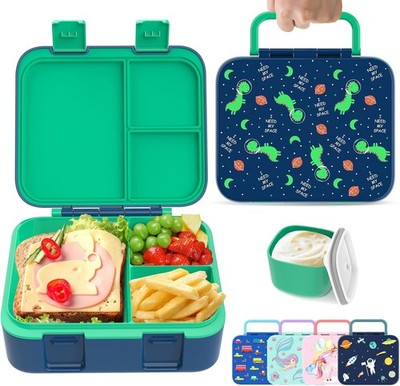 Kinder Lunch Box, Bento Box Food Storage Container mit Multi-Fächern für Jungen 