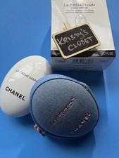 NIB Chanel Denim le Cr me Main Hand Cream In Zippered Denim Pouch Spring 2026