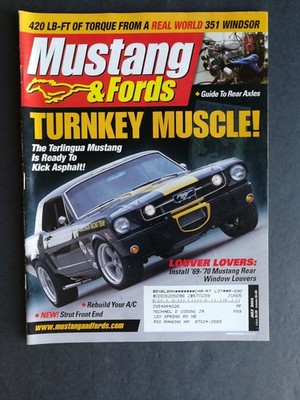 Mustang & Fords Magazine July 2004 1957 1966 Fairlane  1965 Mustang Fastback