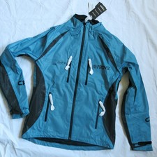Reflektierende wasserdichte Radjacke von Proviz in Blau, Gr. 38-40, neu