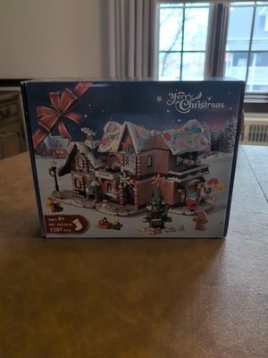 Ginger Bread House Building Blocks Village House 1397 Pcs Brand New Sealed