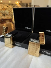 "Rare" Collectors Gold Plated St-DuPont Lighters Comes In Luxury Boxes 950 for 1
