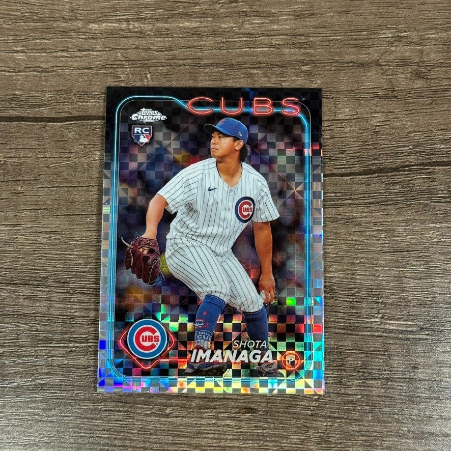 Shota Imanaga #121 X-Fractor (RC) 2024 Topps Chrome Baseball NM/M