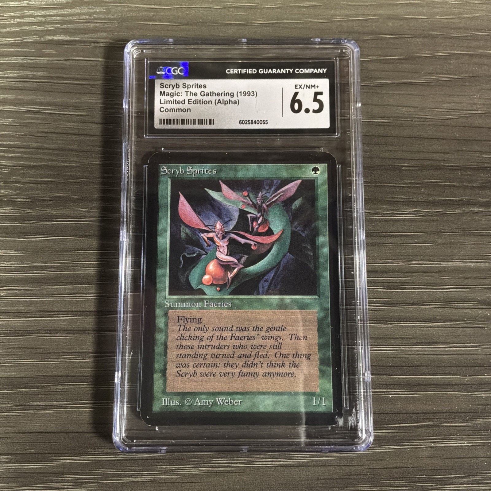 1993 Magic the Gathering MtG LIMITED EDITION ALPHA  Scryb Sprites CGC 6.5
