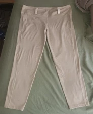 Piper By Smartpak Silicone Full Seat Riding Tights Size XXL Beige