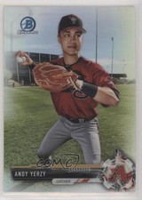 2017 Bowman Chrome Prospects Refractor 10/499 Andy Yerzy #BCP185 u0u