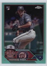 2023 Topps Chrome Update Aqua Refractor 21/199 Thad Ward Thaddeus #USC126 ut4