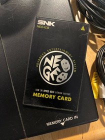 SNK Neo Geo AES Console 2 Sticks, Cables, Low Serial Number, 3 Games Pristine