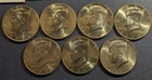 Lot of (7) Half Dollars