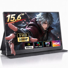 15,6 Zoll Portabler Monitor 1080P HDR IPS Bildschirm Mobiler Monitor f&uuml;r Laptop