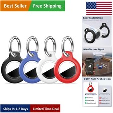 4 Pack Anti-Scratch Protective Cases for AirTag 1st 2nd Gen in Stylish Colors