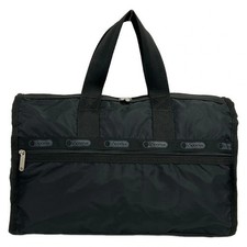 LESPORTSAC Black Respo Nylon Boston Bag