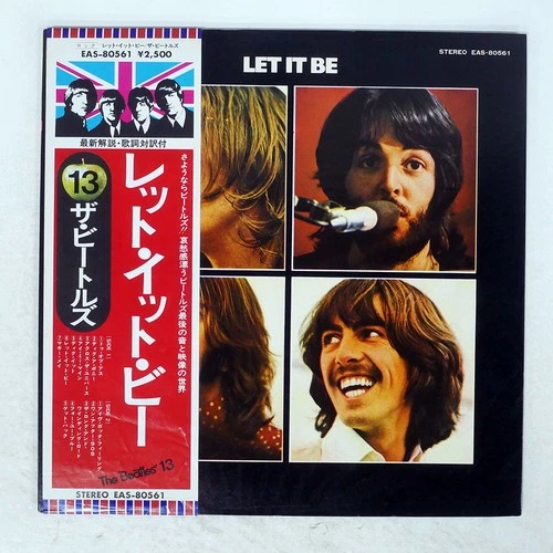 BEATLES LET IT BE APPLE EAS80561 Japan OBI VINYL LP
