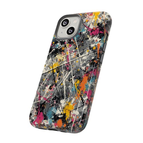 Phone Ink Case for iPhone / Galaxy / Pixel – Urban Color Abstract Splatter Paint - Picture 71 of 257