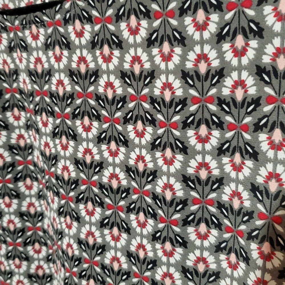 LOFT Multicolor Patterned Blouse Large - image 5