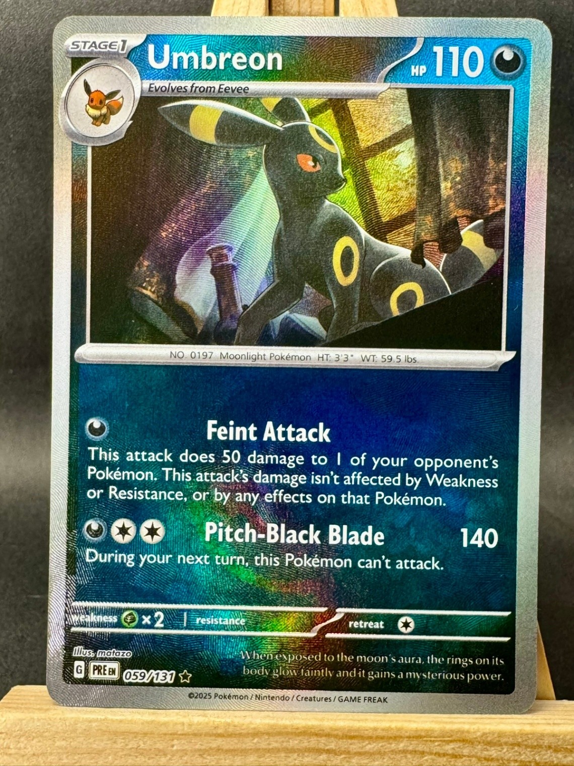 Umbreon (Poke Ball Pattern) Rare SV: Prismatic Evolutions 059/131 NM