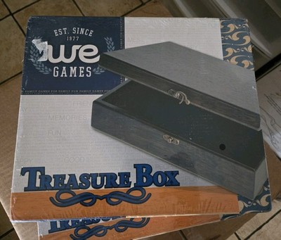 WE Games Wooden Keepsake Stash Box, Decorative Memory/ Storage Box**BRAND NEW **