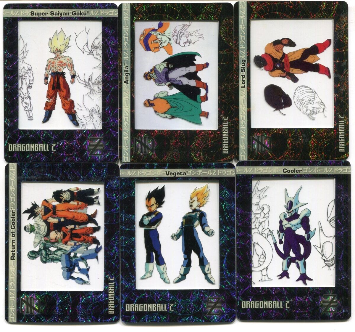 Dragon Ball Z Filmcardz Rare Chase Card Set R1-R6 Artbox Dragon Ball Z Filmcardz Rare Chase Card Set R1-R6 Artbox