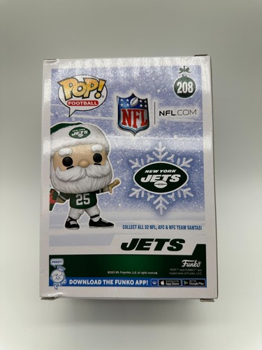 Kevin Mawae Signed New York Jets 'SANTA' Funko Pop Doll (SCHWARTZ COA) - Picture 5 of 6