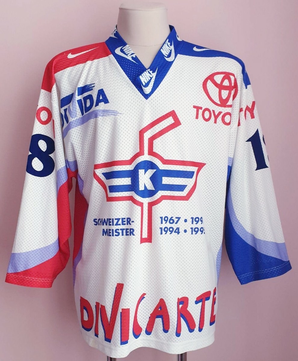 Vintage EHC KLOTEN FLYERS Trikot #15 Holzer 1990er (Gebraucht) in Winterthur für CHF 99.9 - mit