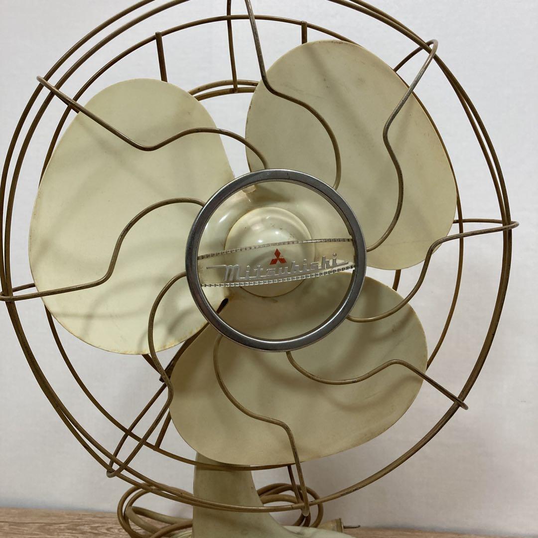 昭和レトロ 家庭用扇風機 MITSUBISHI AC ELECTRIC FAN AC ELECTRIC FAN 扇風機 MITSUBISHI Mfg Co Japan 動作品 昭和