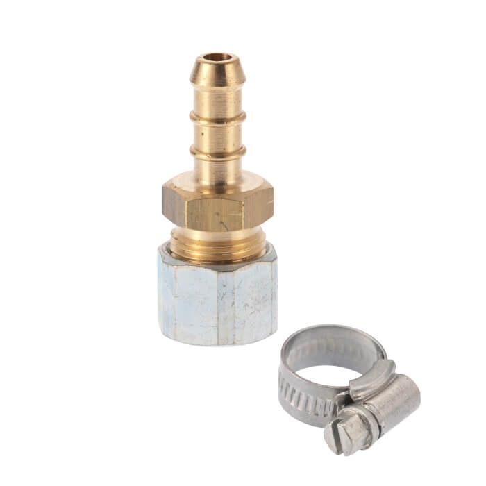 Official Calor 8mm Gas Hose Nozzle, 10mm Compression & Clip - 5 Year Guarantee