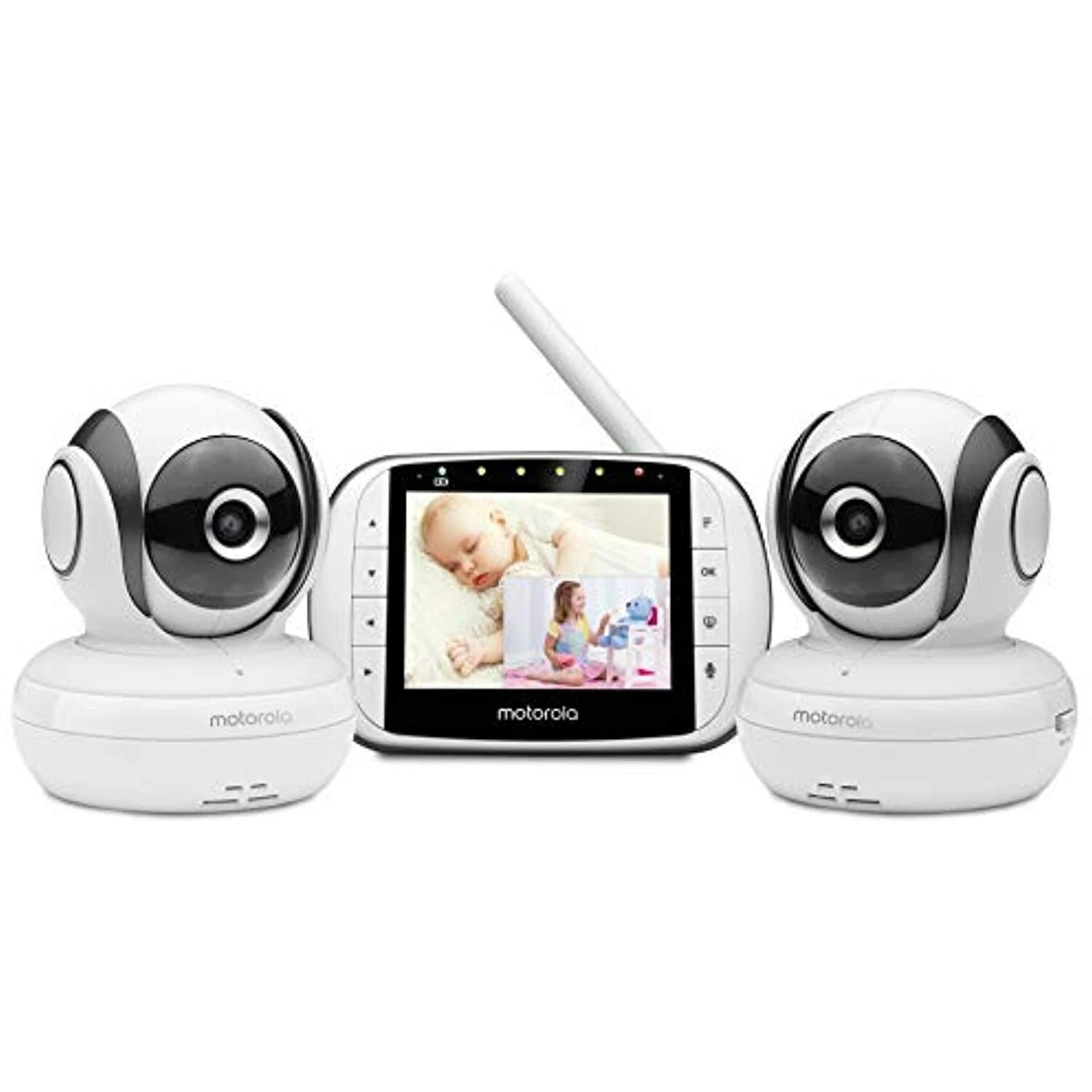 Motorola MBP36S-2 Video Baby Monitor -Two Cameras, 3.5" LCD Color Screen