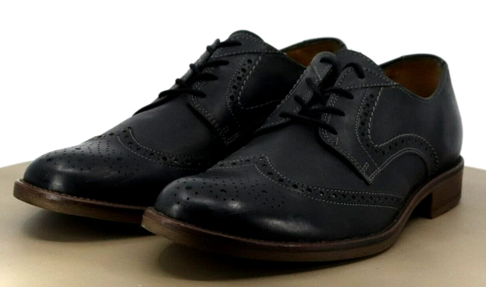 Bostonian Men's Wingtip Brogue Dress Shoes Size 10.5 Leather Black - Image 2 of 4