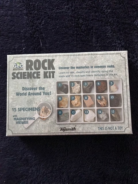 geo mysteries mineral science kit