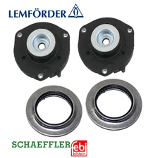OEM Front Shock Strut Mount + Bearing Lt & Rt 2pcs Lemforder for Audi Volkswagen