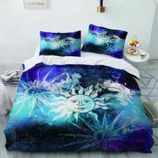 azure warm universe 3D Print Duvet Quilt Doona Covers Pillow Case Bedding Sets
