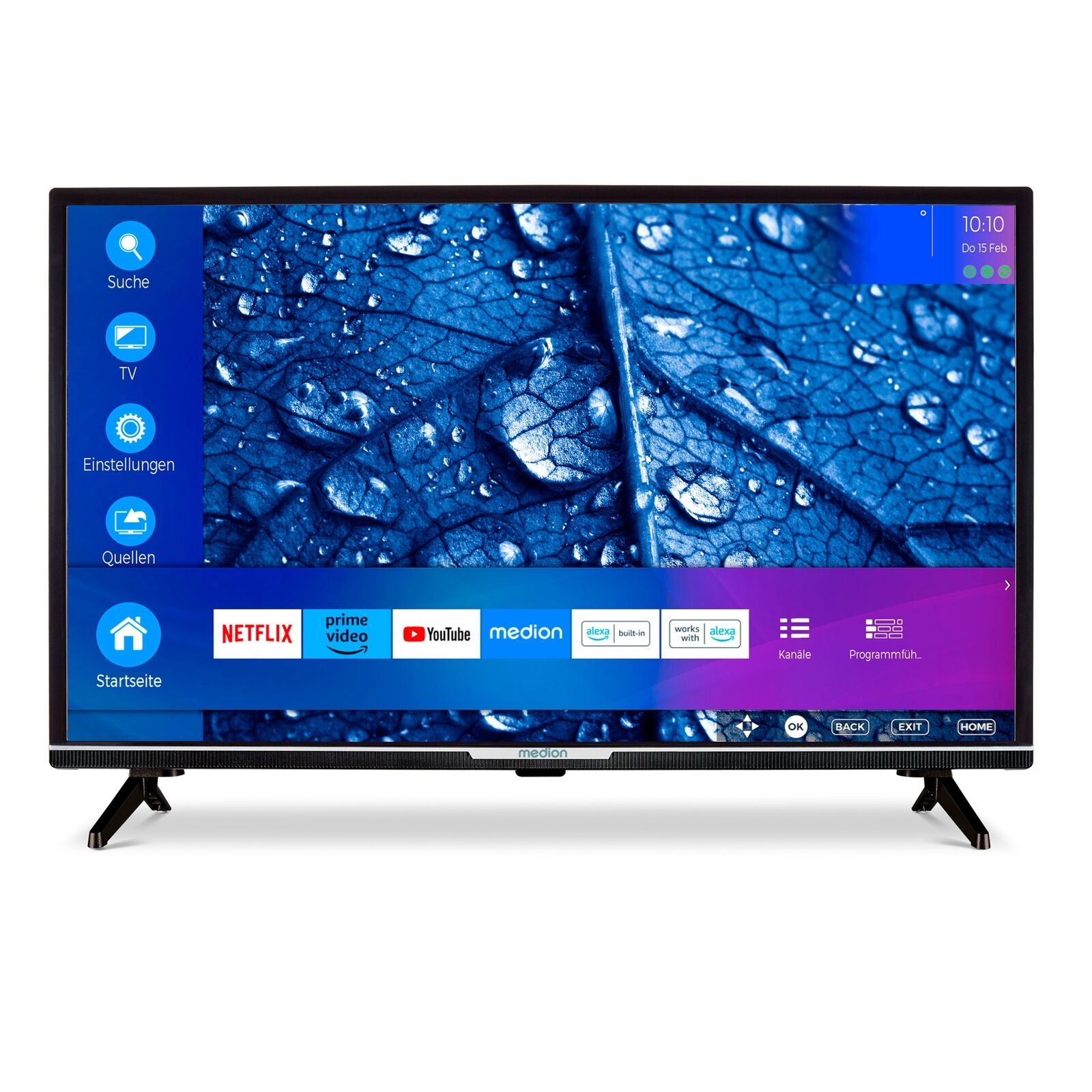 MEDION P13207 (MD 30018) Fernseher 80cm32 Zoll Full HD Smart TV PVR AVS CI E