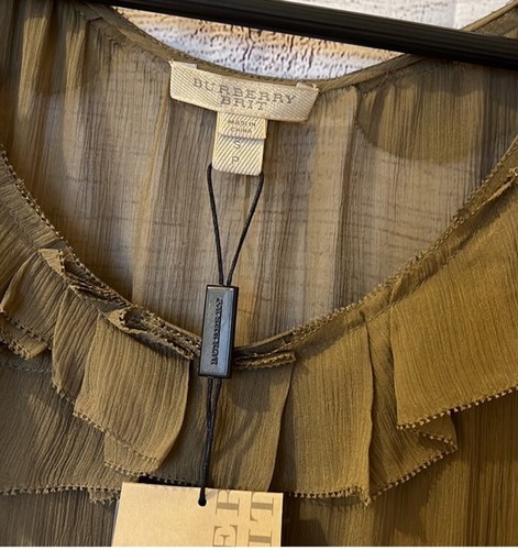 Top in seta Burberry Brit cachi - Foto 3 di 5