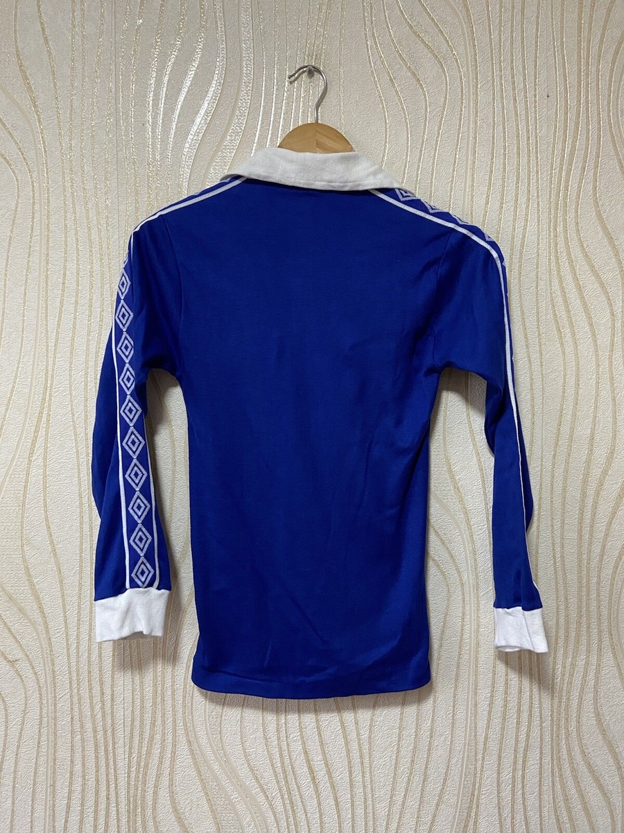UMBRO 80s FOOTBALL SHIRT SOCCER JERSEY LONG SLEEVE sz 34/36 UMBRO 80s FOOTBALL SHIRT SOCCER JERSEY LONG SLEEVE sz 34/36