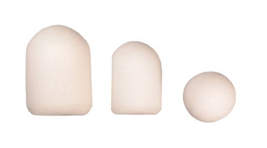 Zehenhaube aus Schaumstoff von Titania - 3 Stück in 2 Größen - Zehenschutz