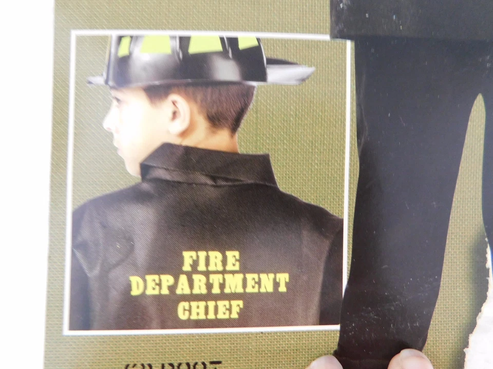 Disfraz de bombero de Halloween Fun World Fire Chief para niños 12-14 grande #4093 Foto 4 de 4