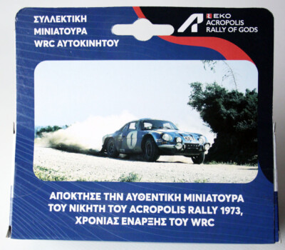 EKO ACROPOLIS RALLY OF GODS 1:43 Die Cast Alpine Renault A 110