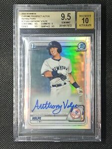 Anthony Volpe 2020 Bowman #CPA-AV Chrome Prospect Auto Anthony Volpe 2020 Bowman #CPA-AV Chrome Prospect Auto