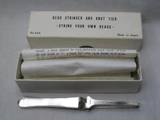 vintage Bead Stringer & Knot Tier Japan No. 498 original