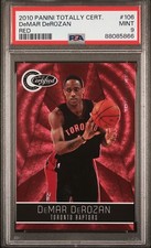 2010-11 Totally Certified RED DeMar DeRozan #106 Rookie PSA 9 /499 Pop 1