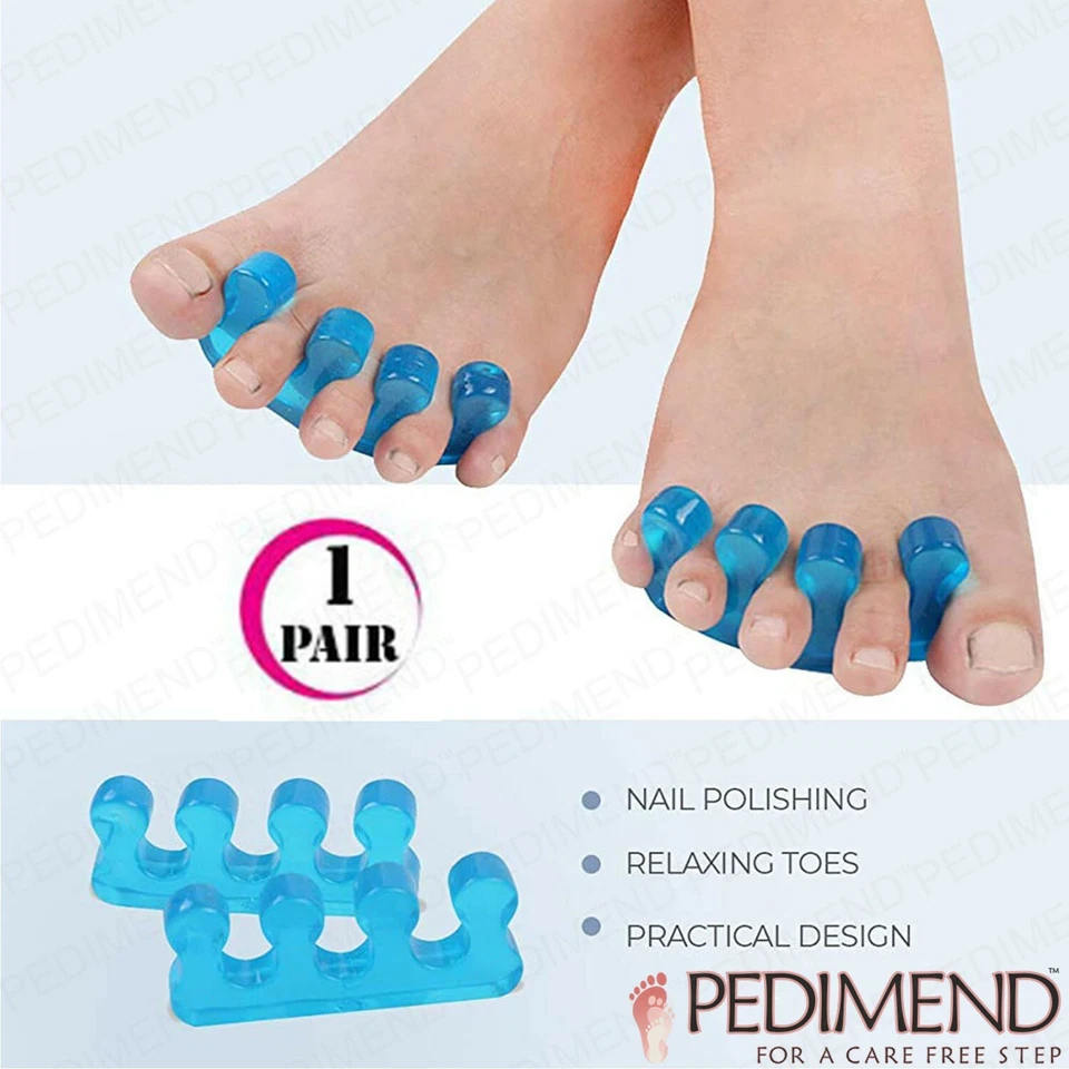 PEDIMEND Toe Separator Foot Pedicure Manicure Nail Art Relaxing Toe Spacer Toe Divider UK