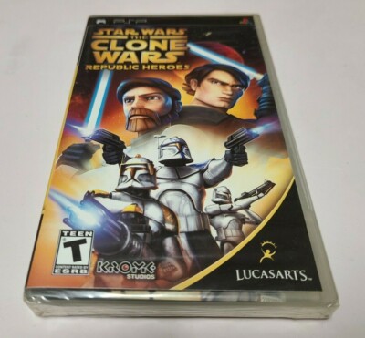 Star Wars: The Clone Wars -- Republic Heroes (Sony PSP, 2009) NEW