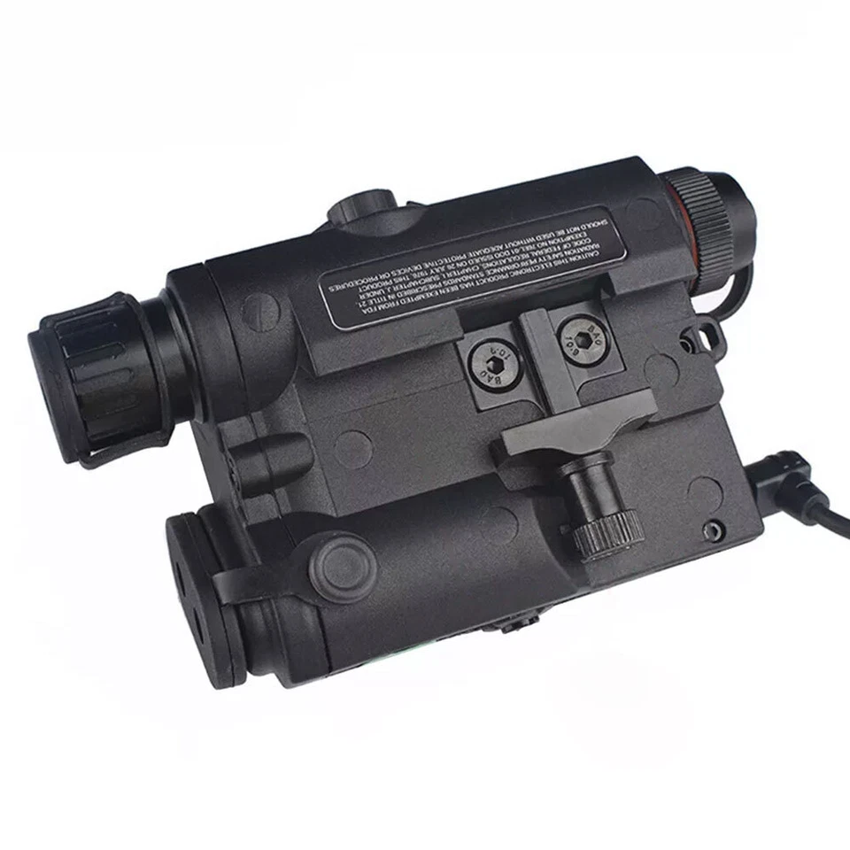 Hunting LED Flashlight Light Dual Laser Sight 20mm Picatinny Rail w/ TAC Switch - Image 4 of 4