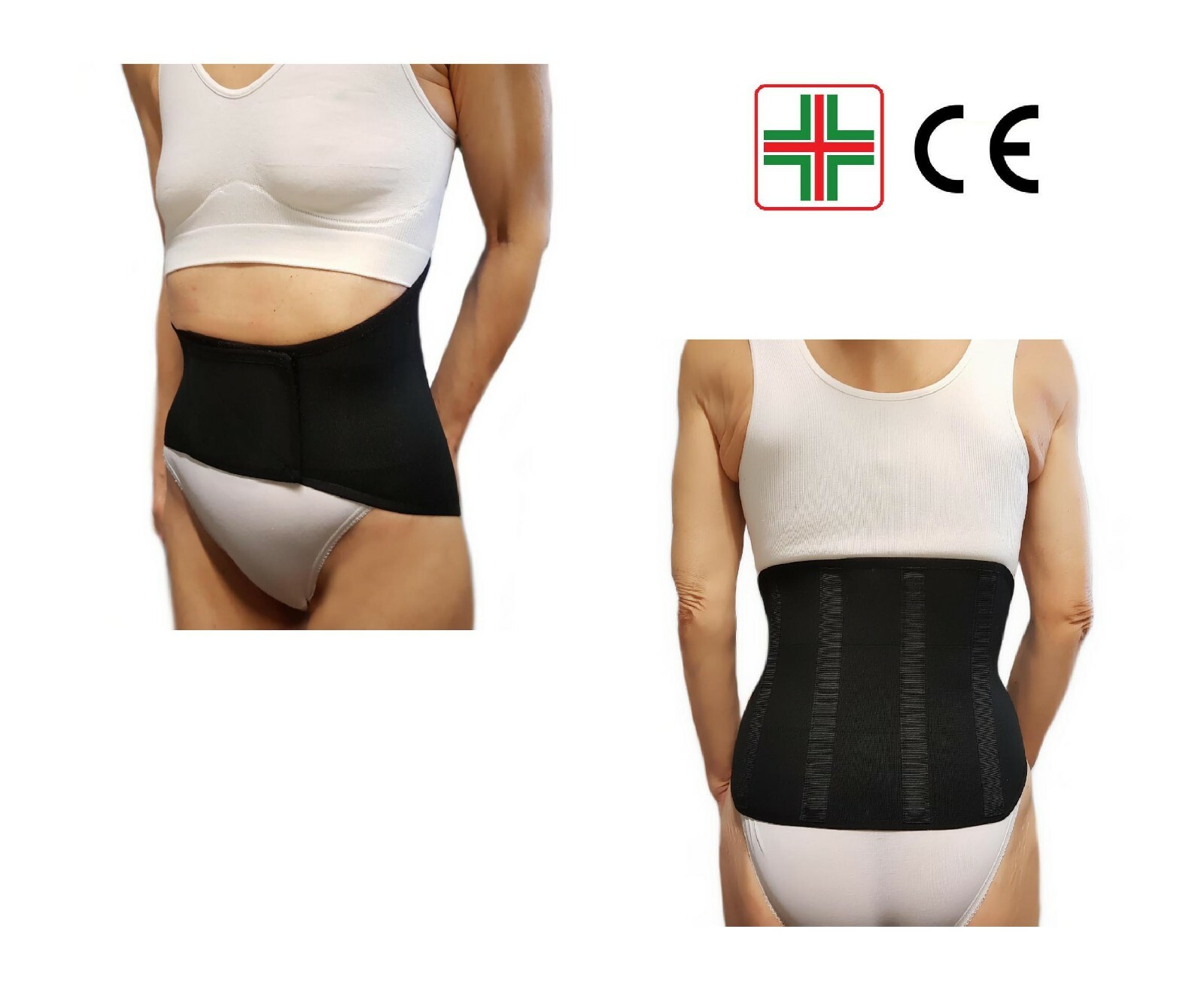 CORSETTO LOMBARE ADDOMINALE (M) Fascia Cintura Supporto Ortopedico Busto Schiena