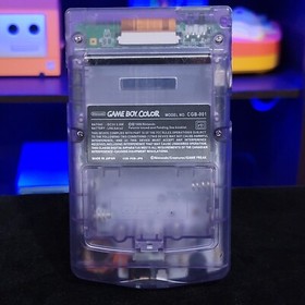 Atomic Purple Gameboy Color Console OLED Touch Screen GBC Game Boy