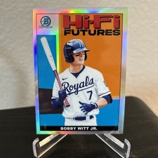2022 Bowman Chrome Bobby Witt Jr. Hi-Fi Futures Insert Baseball Card